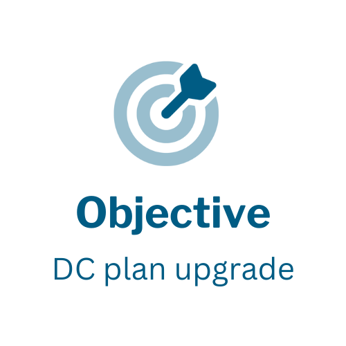 Objective: DC plan upgrade