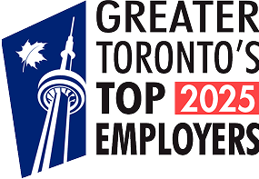 Greater Toronto’s Top 2025 Employers logo.