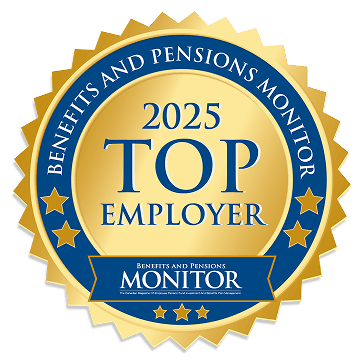 Benefits and Pensions Monitor award for 2025 Top Employer